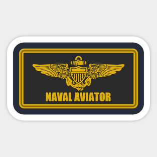 Naval Aviator Wings Sticker